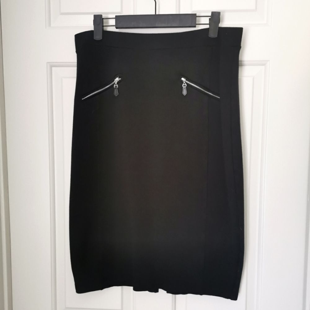 Ashley Blue pencil skirt size L
